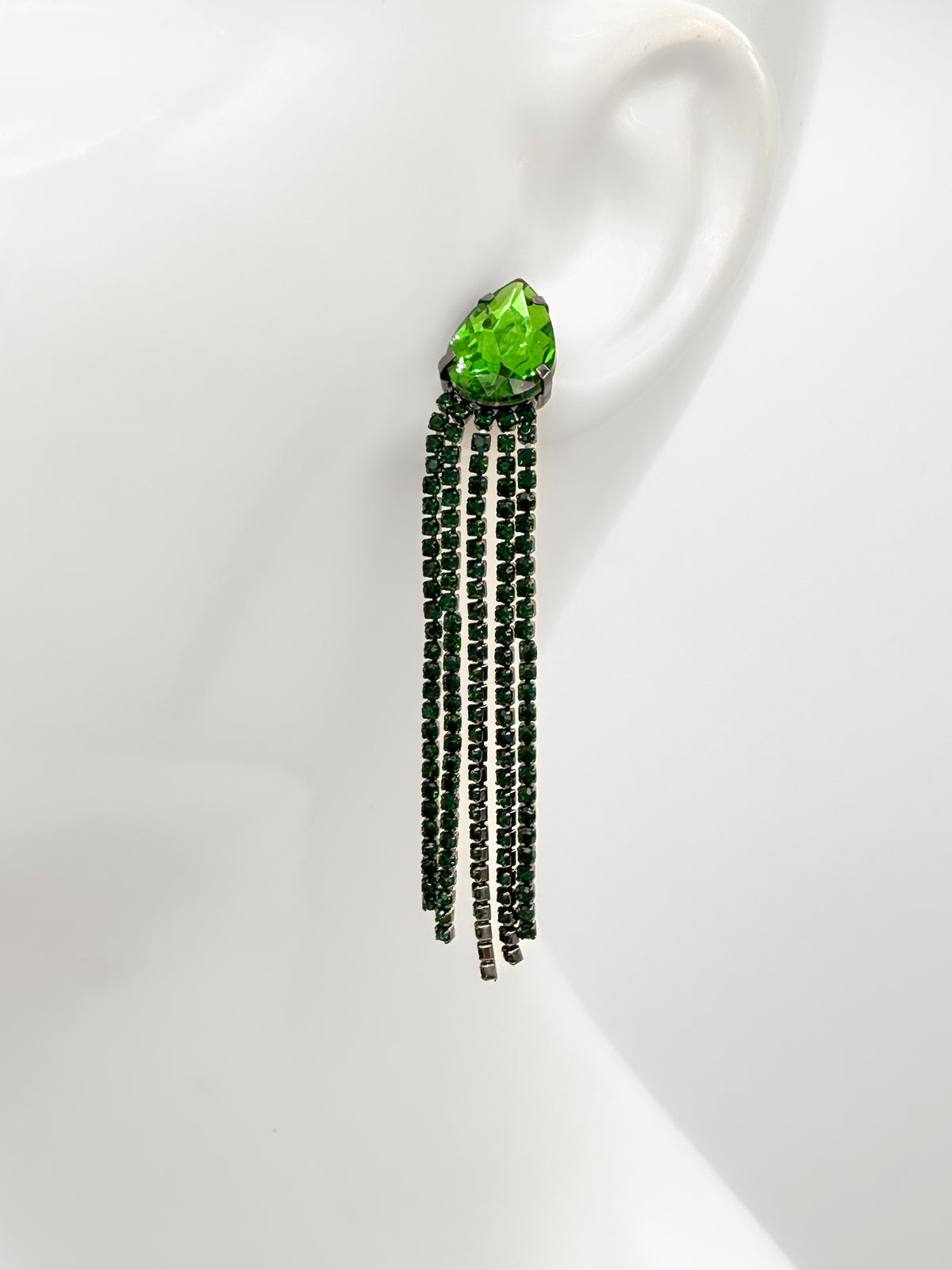 Aretes Gota Tennis - Verde