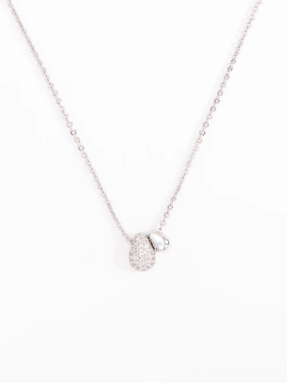 Collar Mini Gotas - Plateado