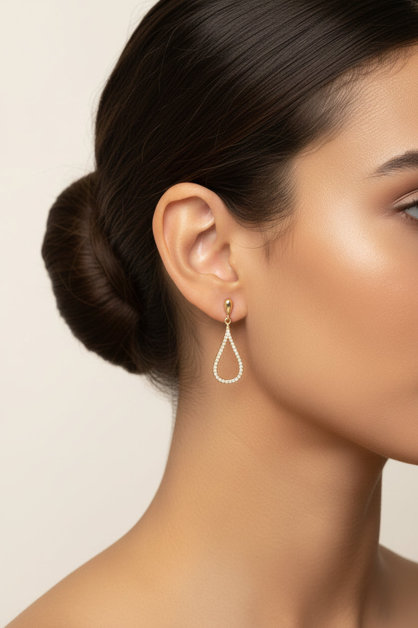 Aretes Gota Contorno