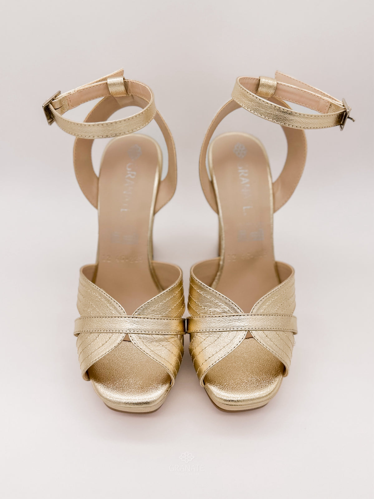 Zapatillas Greta Piel - Dorado