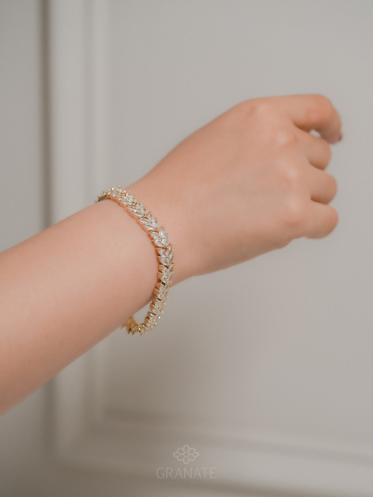 Pulsera Full Marquises - Dorado