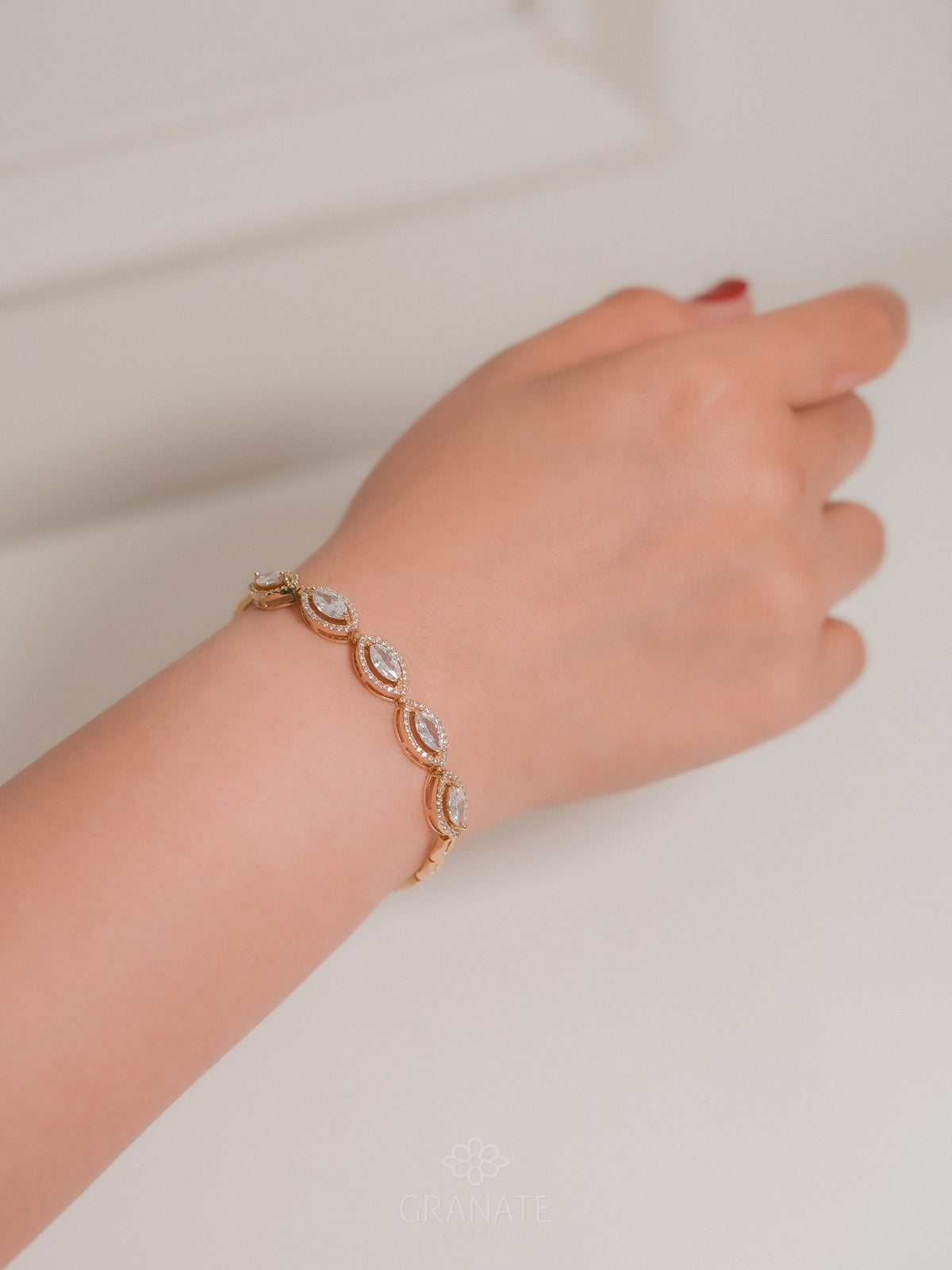 Pulsera 5 Marquises Halo