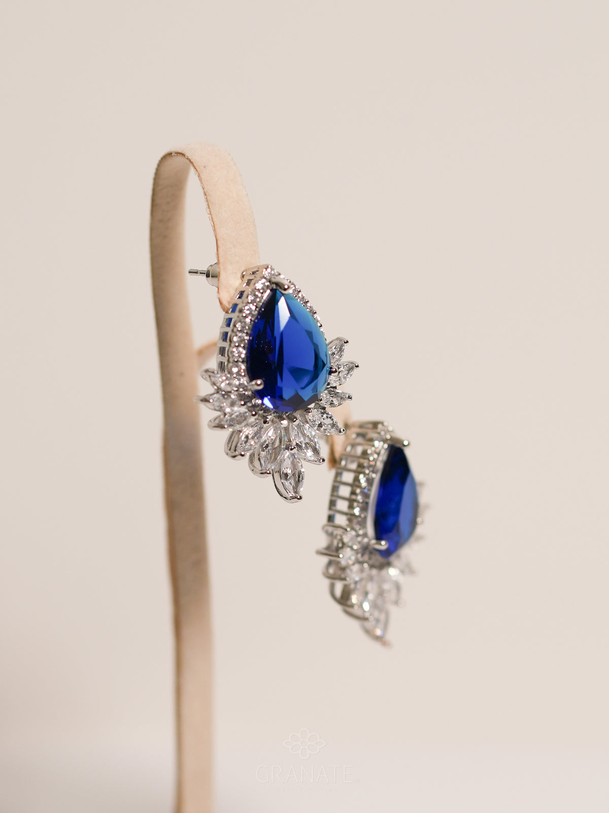 Aretes Gota Azul y Marquises