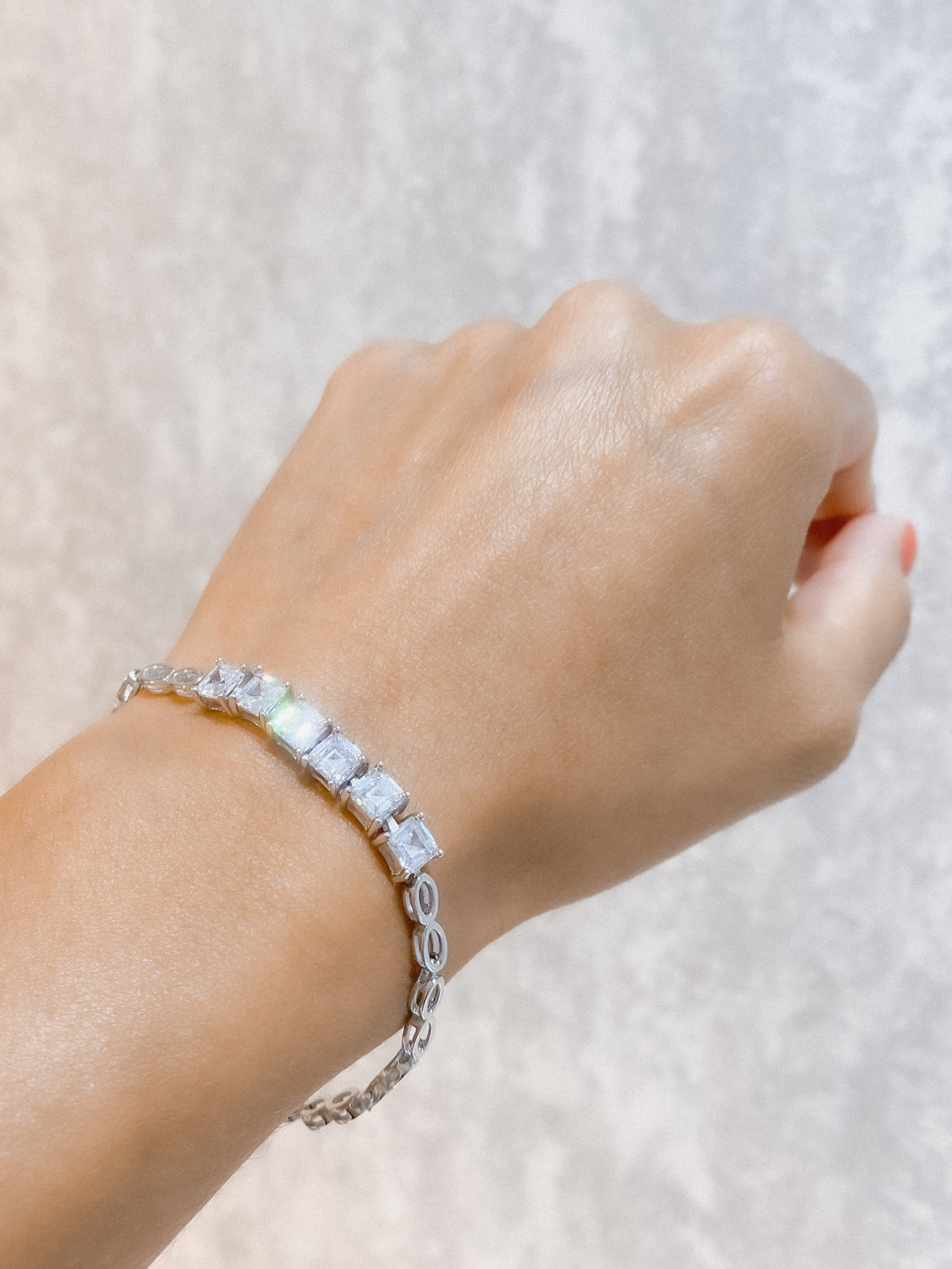 Pulsera Cuadros de Plata