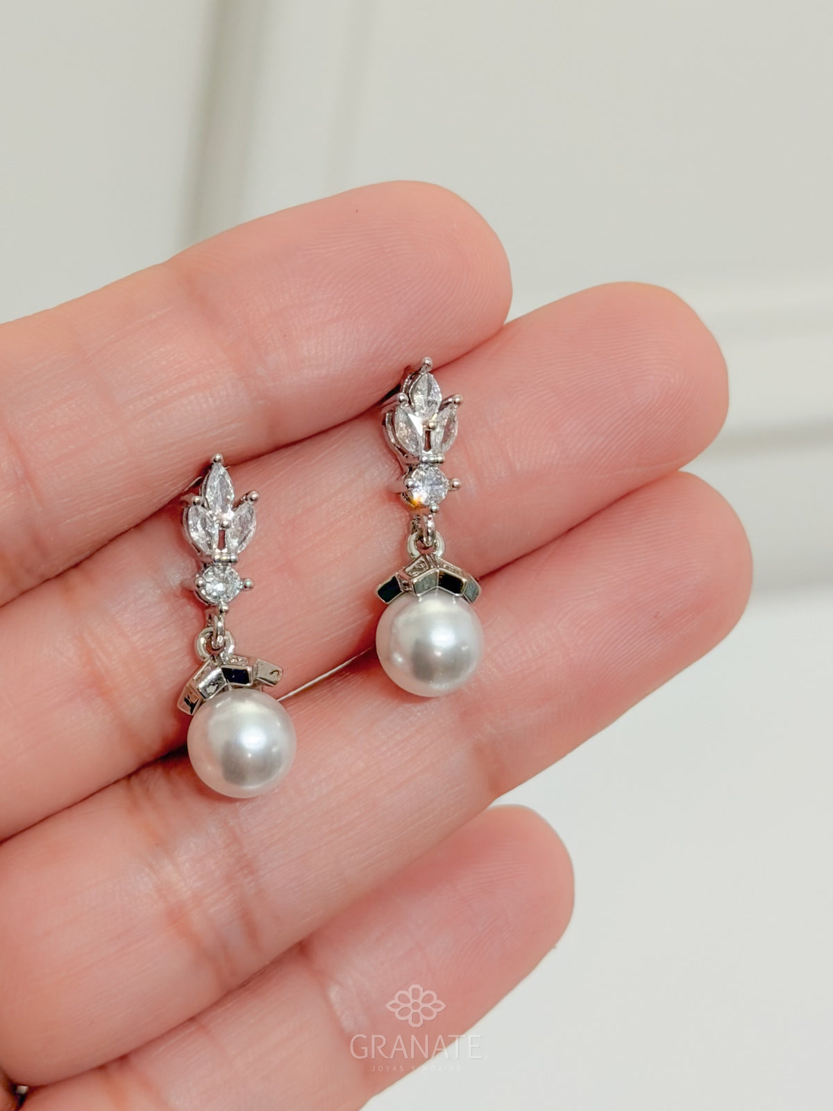 Aretes Marquises Perla