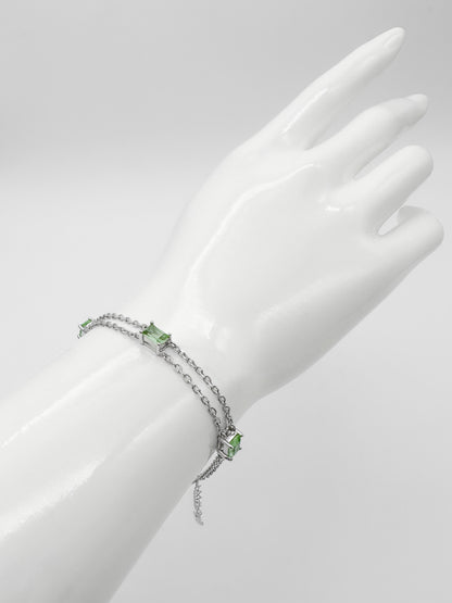 Pulsera Rectángulos de Plata