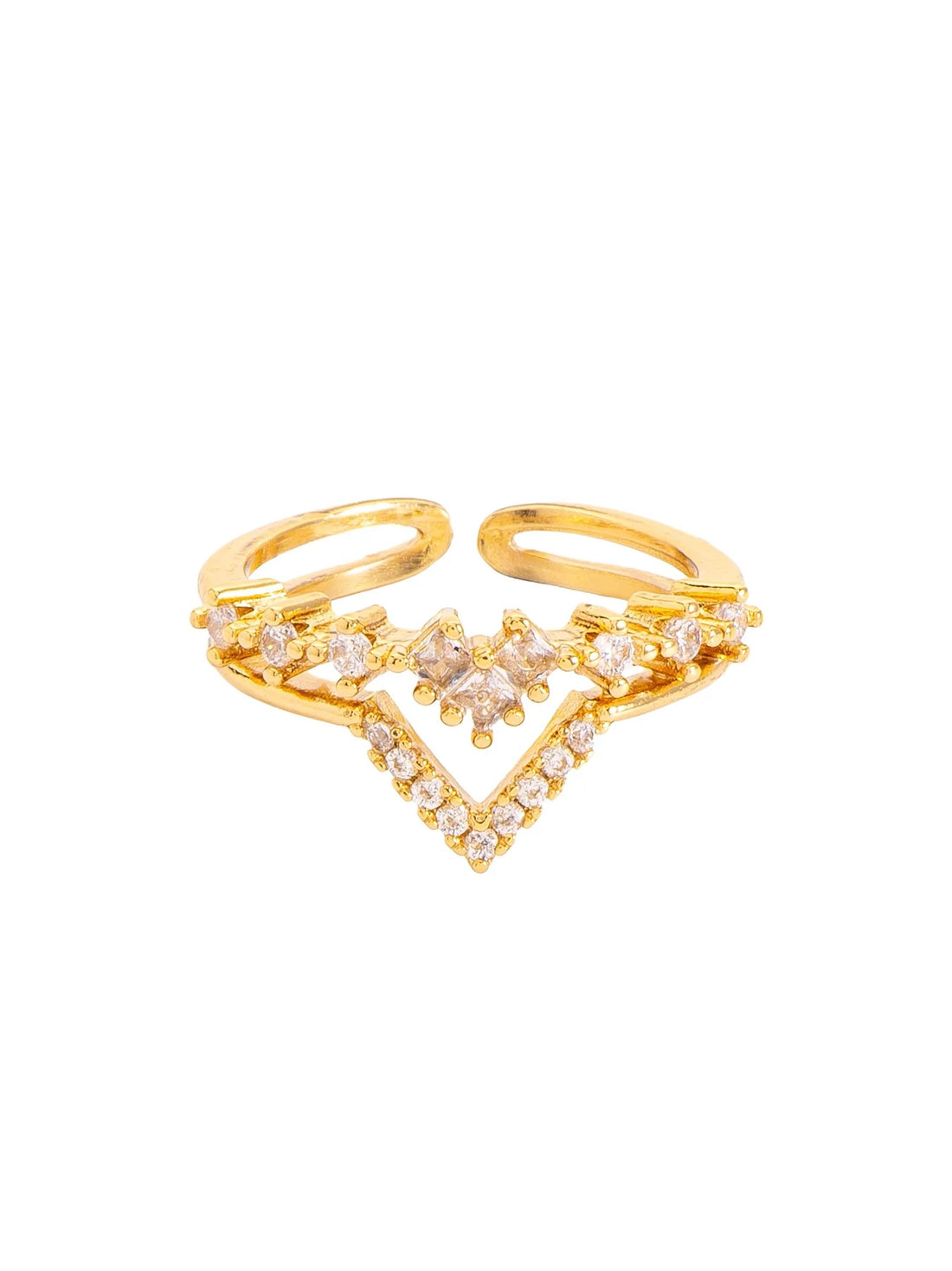Anillo V Doble - Ajustable