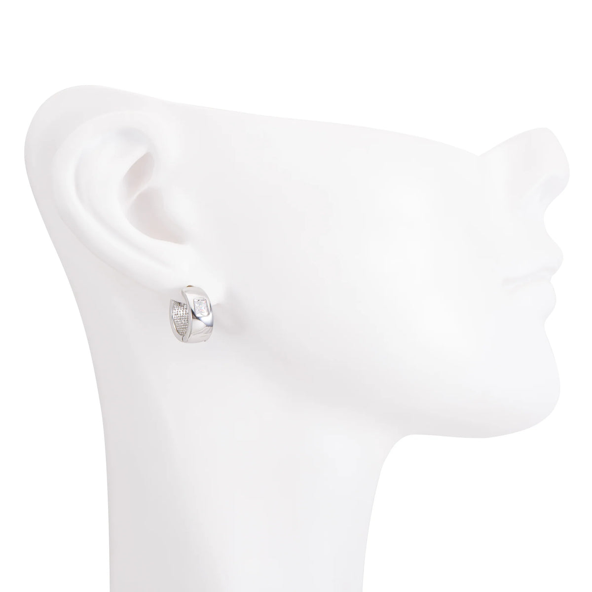Hoops Zirconia Cuadrada