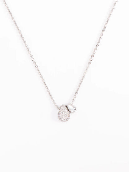 Collar Mini Gotas - Plateado