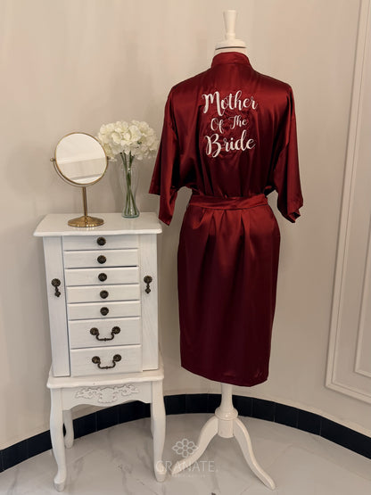 Bata Bordada “Mother Of The Bride” - Colores a Elegir
