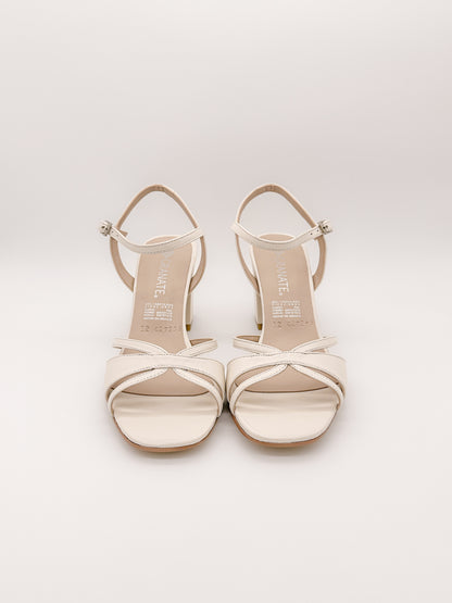 Zapatillas María Piel - Ivory