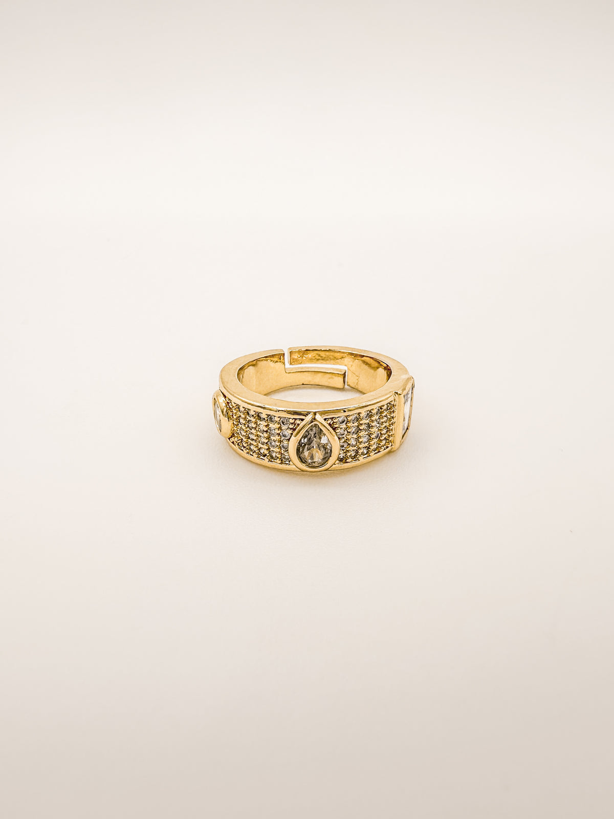 Anillo Argolla Pavé