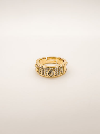 Anillo Argolla Pavé