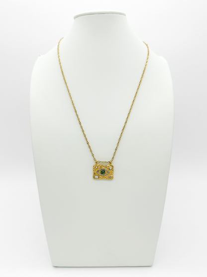 Collar Placa Ojo