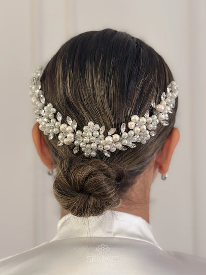 Tocado Perlas