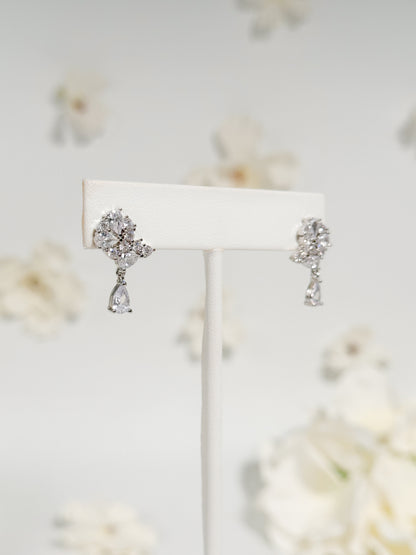 Aretes Mix de Gotas Zirconias