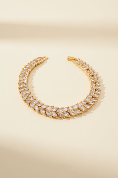 Pulsera Full Marquises - Dorado