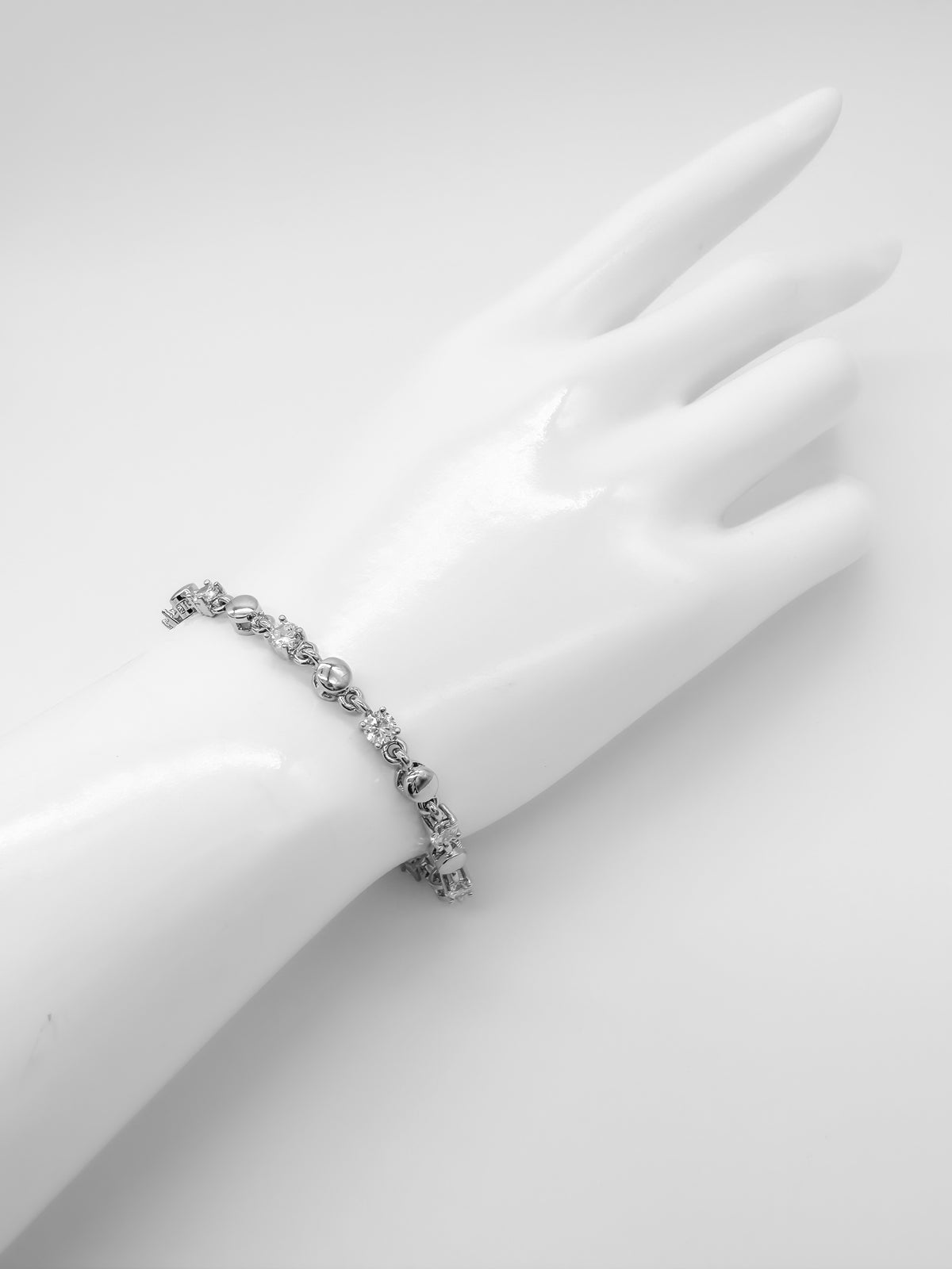 Pulsera Zirconias Redondas