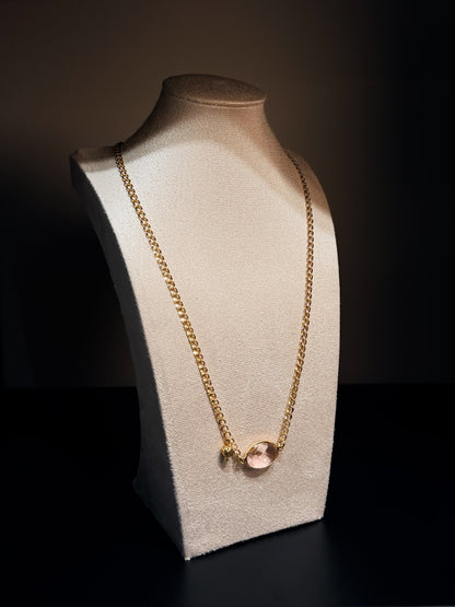 Collar Oval Rosa