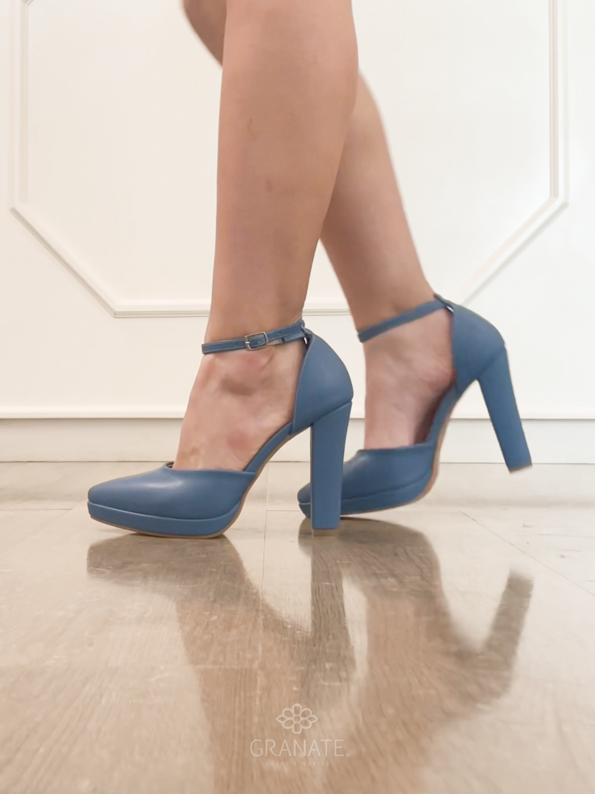 Zapatillas Teresa - Plúmbago