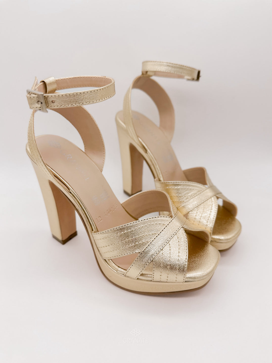 Zapatillas Greta Piel - Dorado