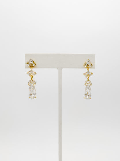 Aretes Gota Zirconia