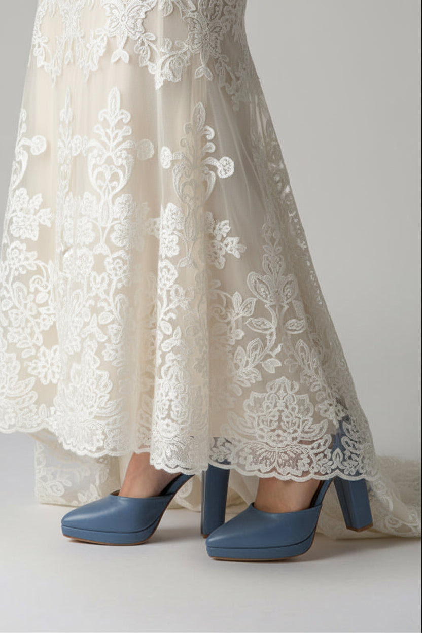 Zapatillas Teresa - Plúmbago