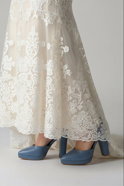 Zapatillas Teresa - Plúmbago