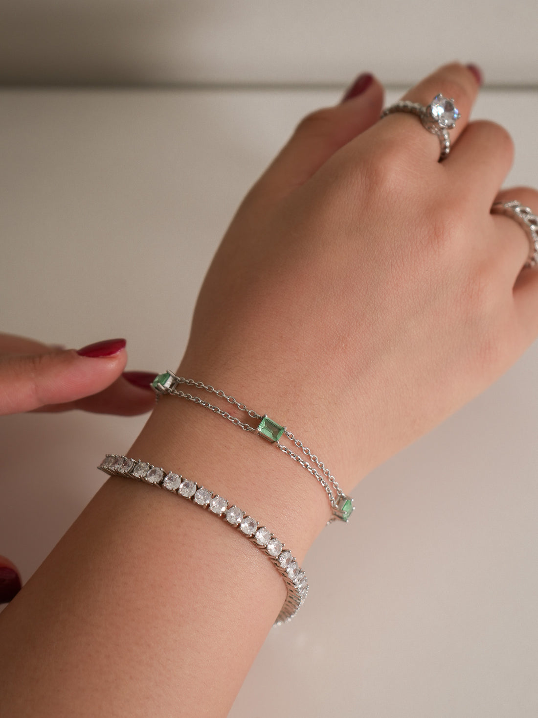 Pulsera Rectángulos de Plata