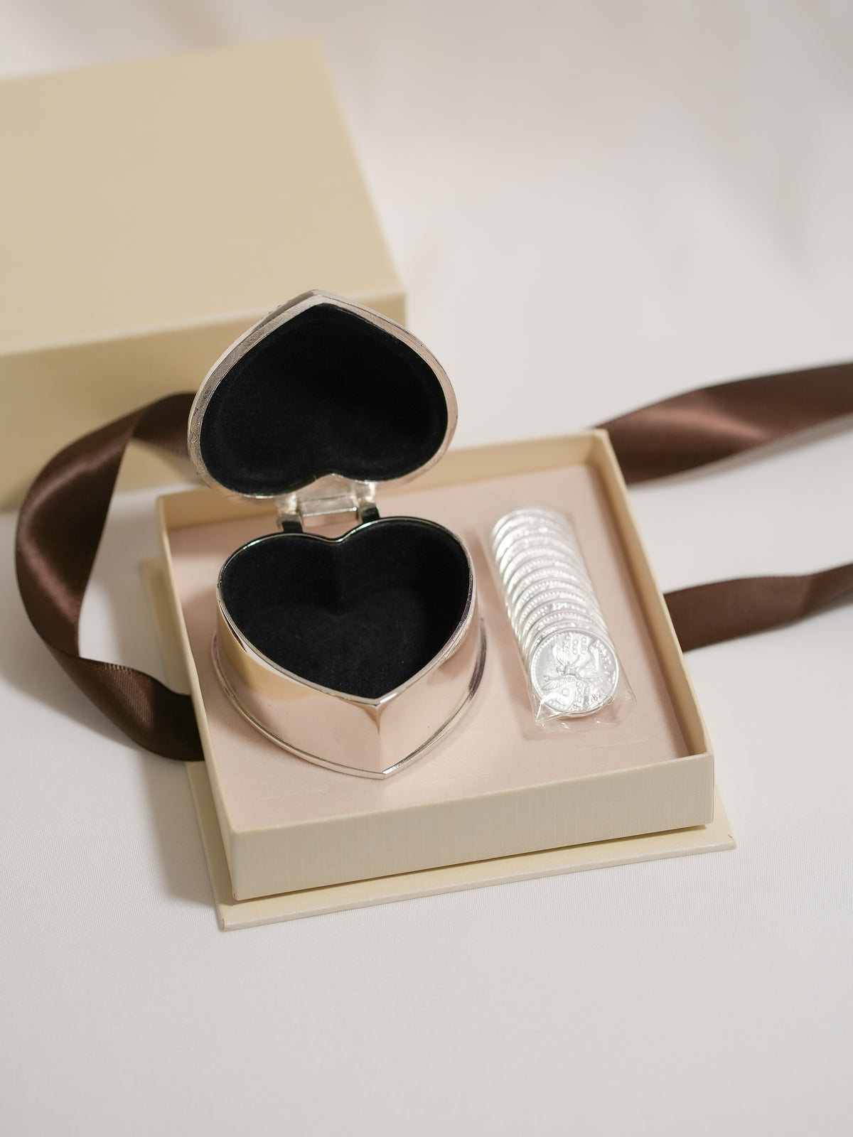 Set Arras Corazón Dos Rosas - Centenario