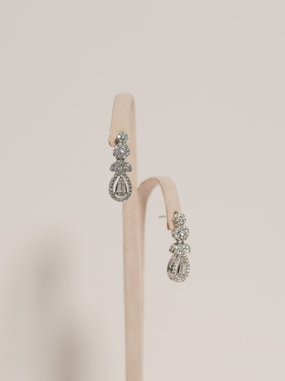 Aretes Floral y Gota