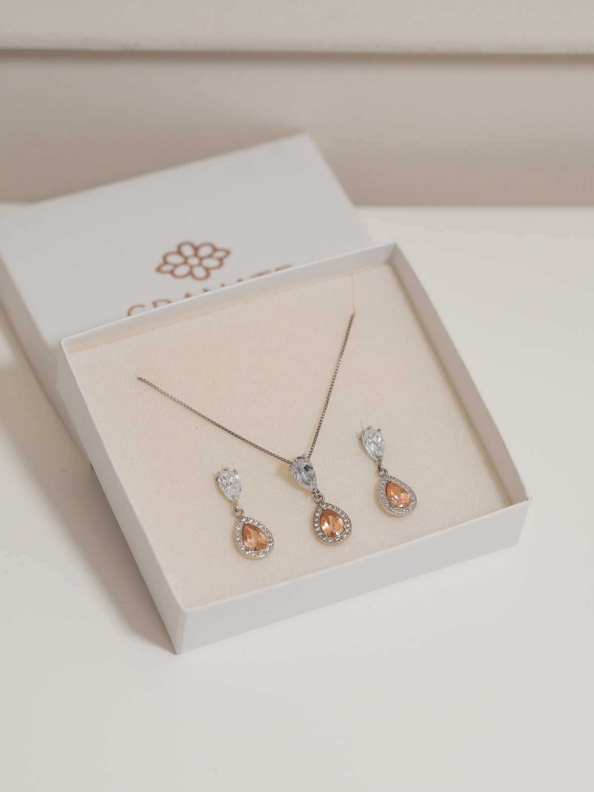 Juego Gota Brandy de Plata
