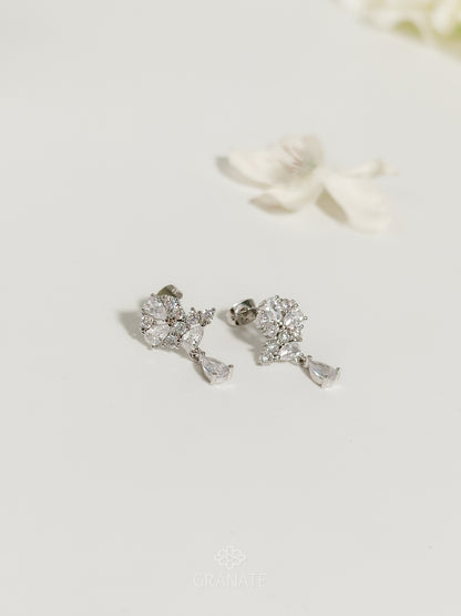 Aretes Mix de Gotas Zirconias