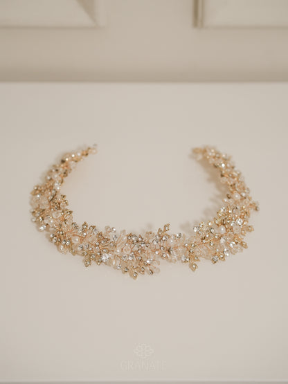 Tocado Zarza Gold