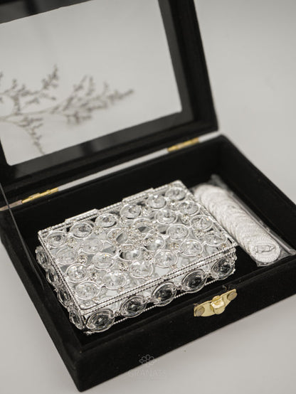 Estuche Arras Argollas Cristal