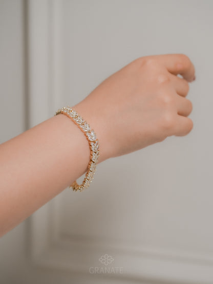 Pulsera Full Marquises - Dorado