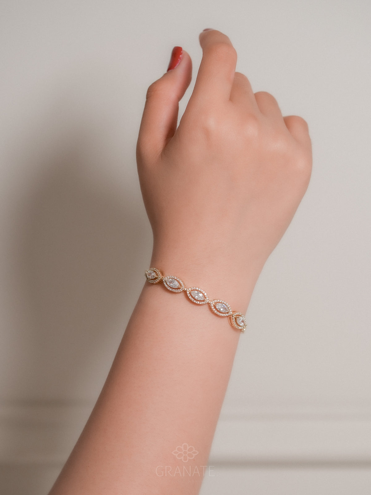 Pulsera 5 Marquises Halo