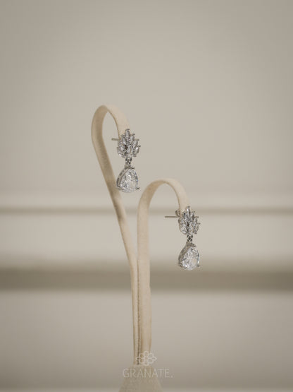Aretes Marquises Abanico y Gota