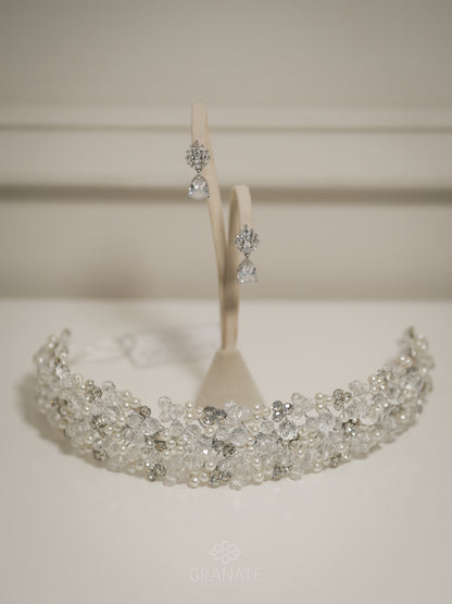 Aretes Marquises Abanico y Gota