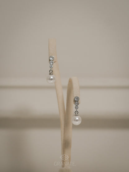 Aretes Barrita y Perla