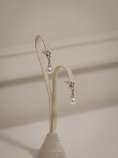 Aretes Barrita y Perla