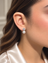 Aretes Solitario Perla