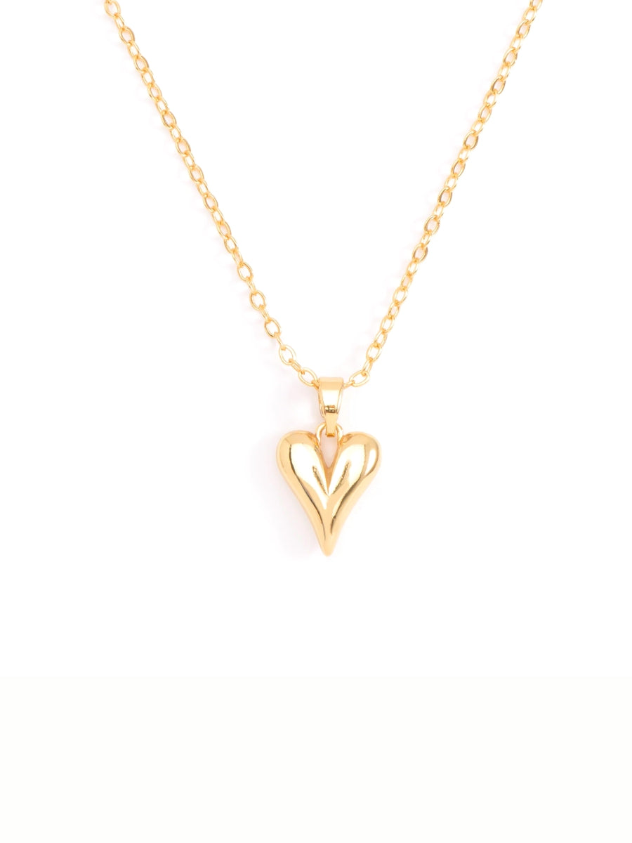 Collar Corazón Bombé