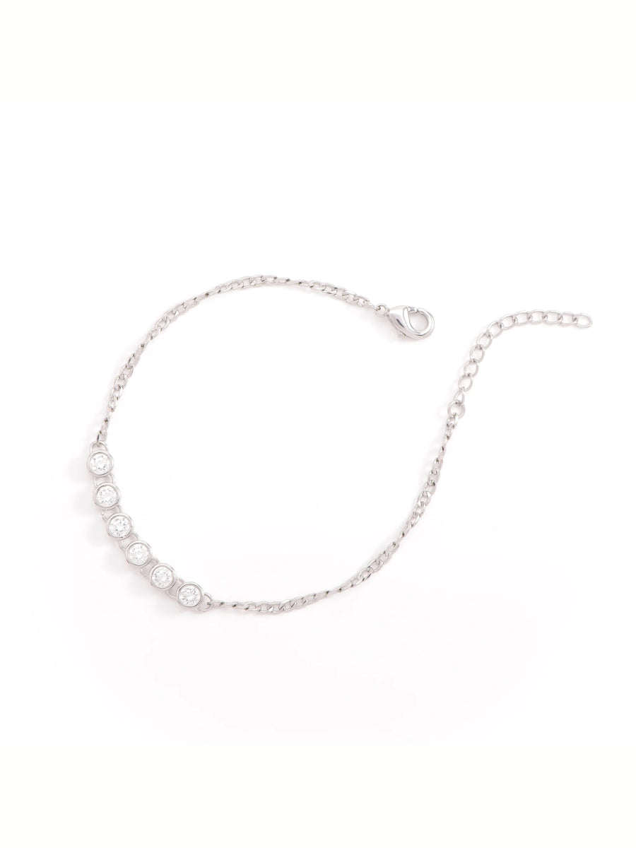 Pulsera 6 Zirconias