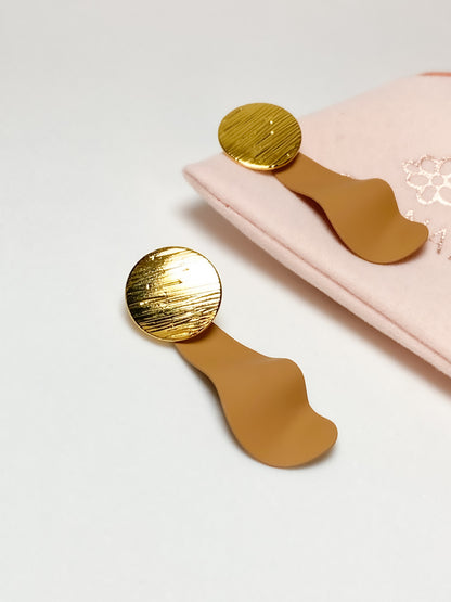Aretes Golden Moka