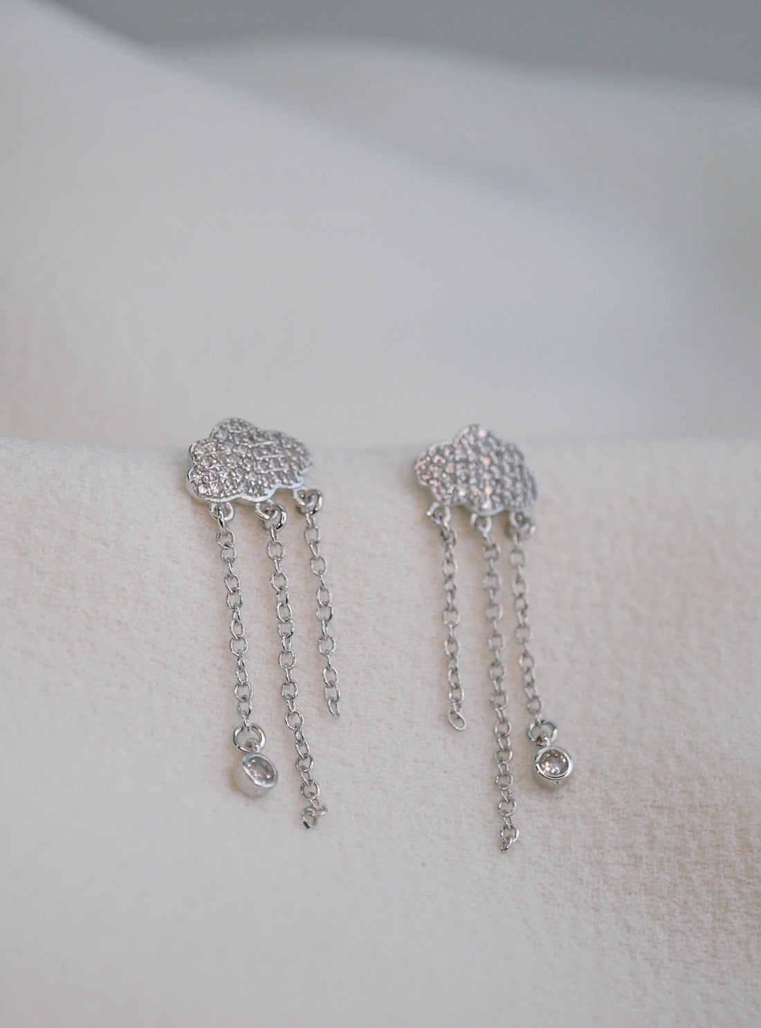 Aretes Nube Plateada