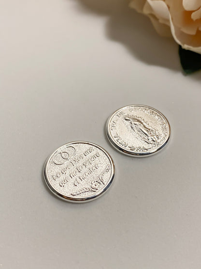 Monedas Guadalupe - Plateadas