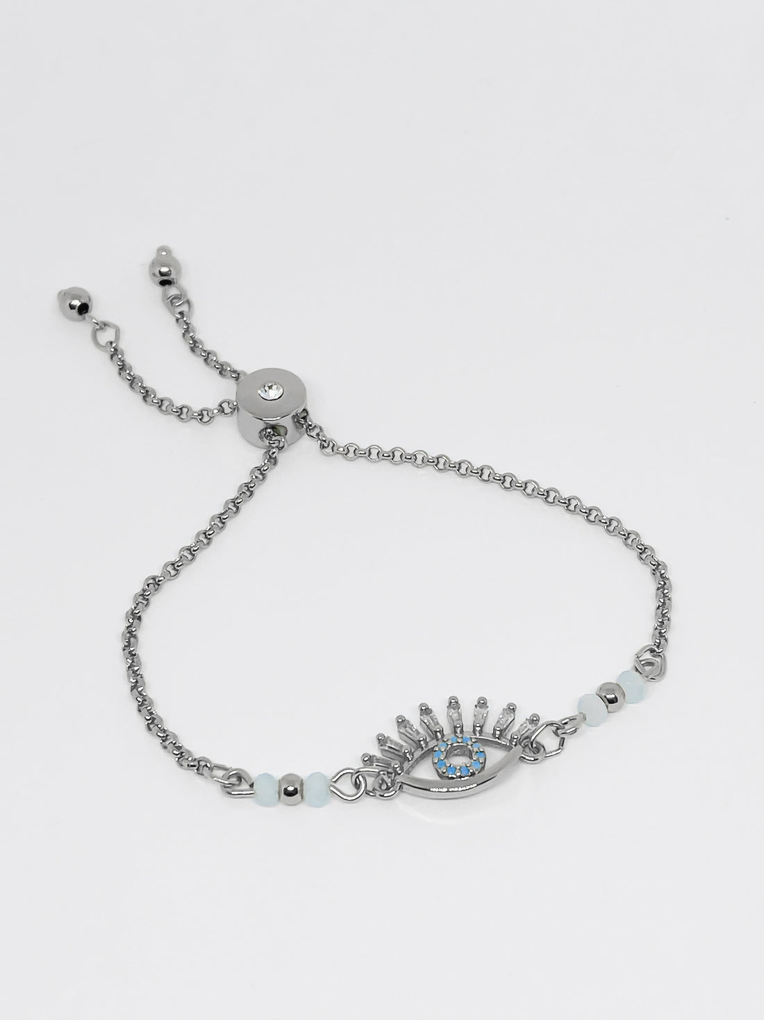 Pulsera Ojo Plateado