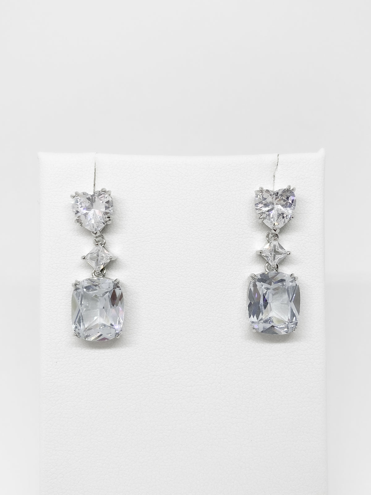 Aretes Rectángulo Colgante