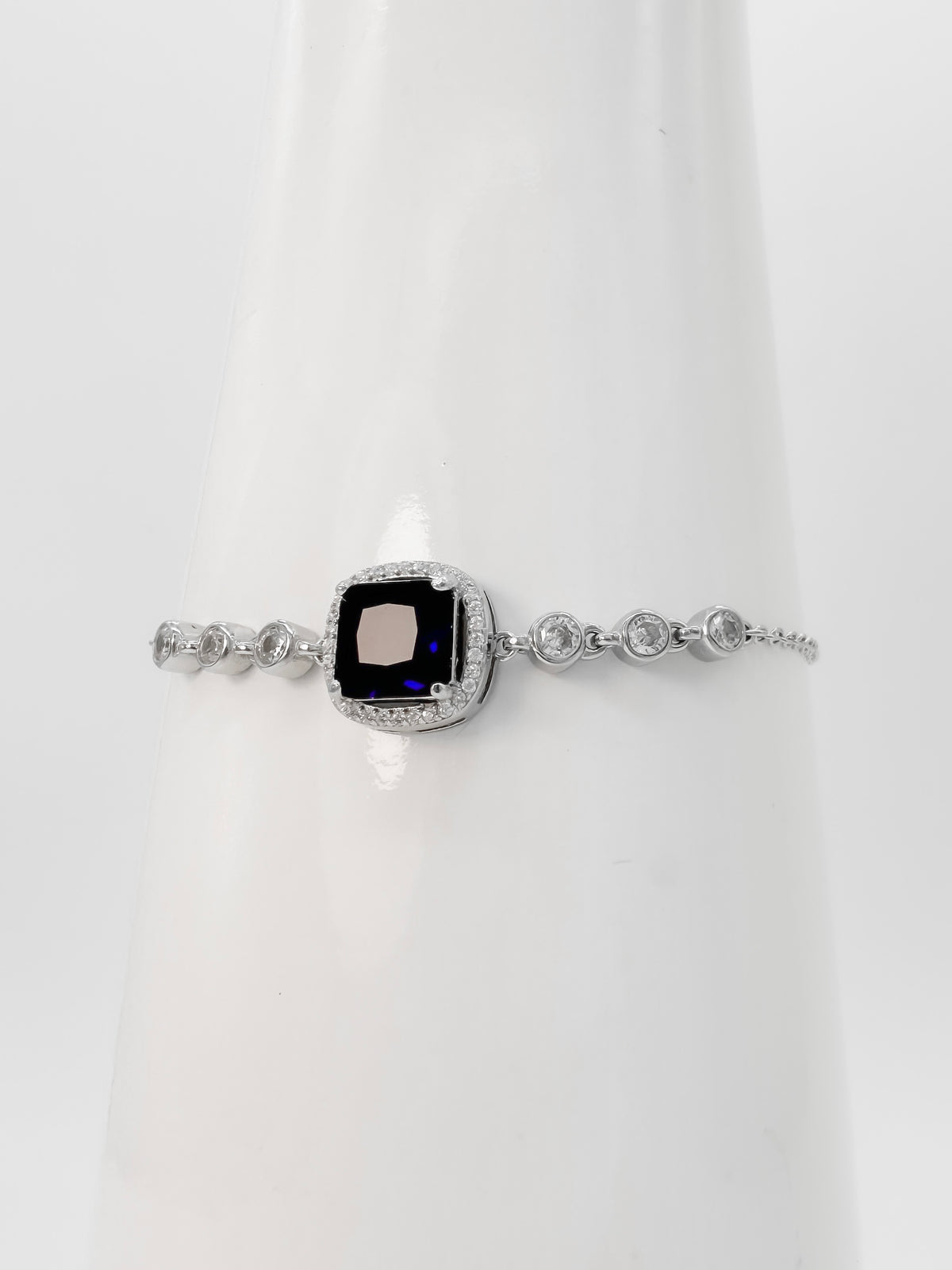 Pulsera Cuadro Halo de Plata